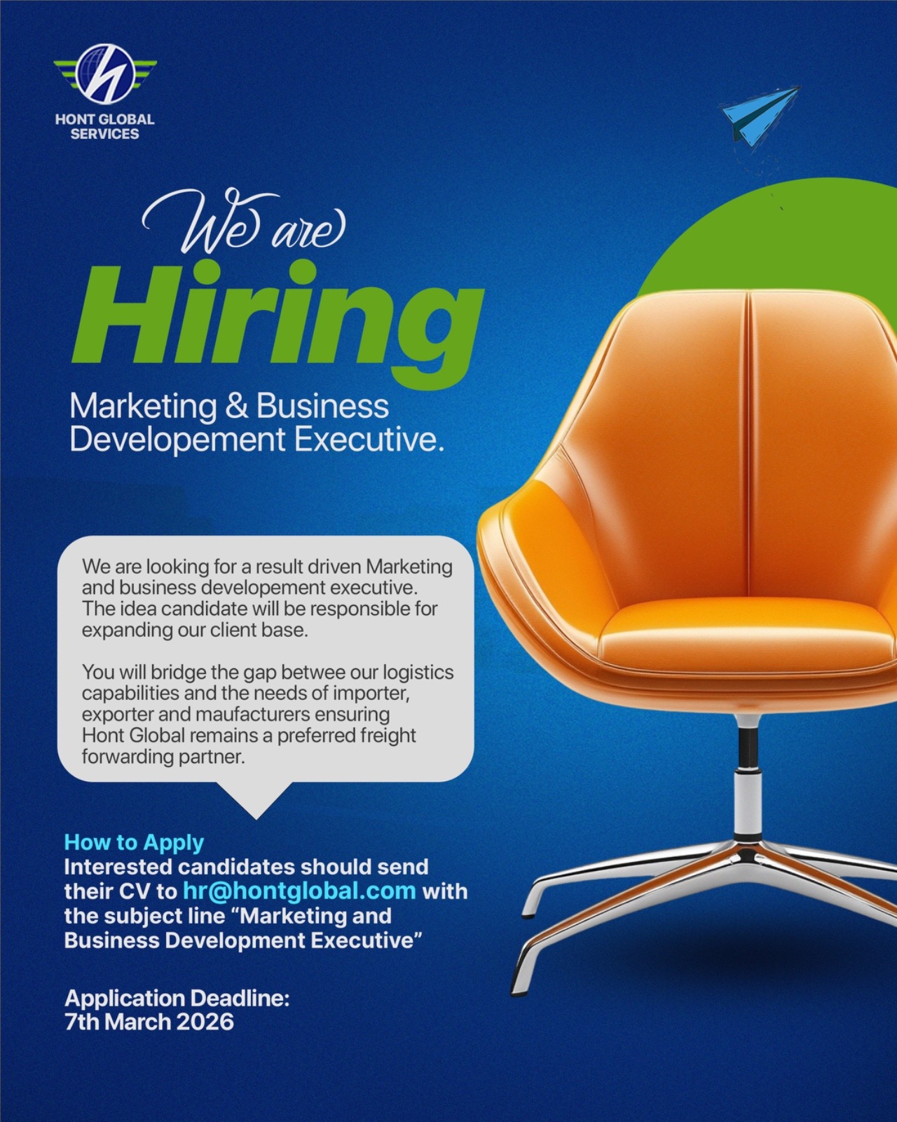 Marketing & Business Development Executive
