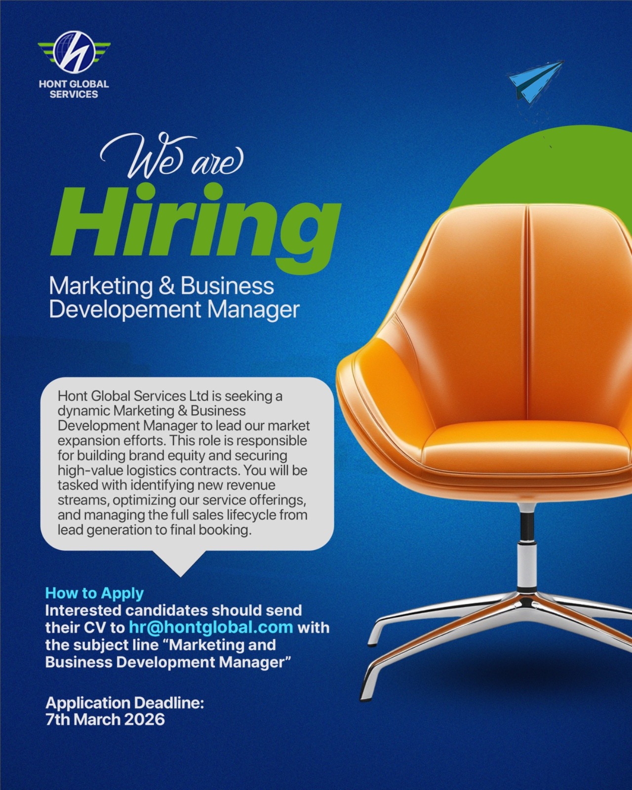 Marketing & Business Development Manager