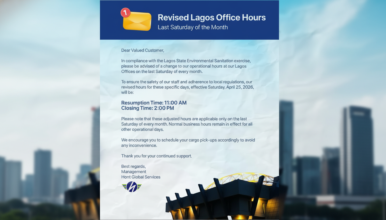 Adjusted Office Hours (Last Saturdays Only)